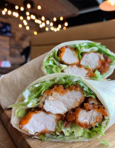 buffalo chicken wrap