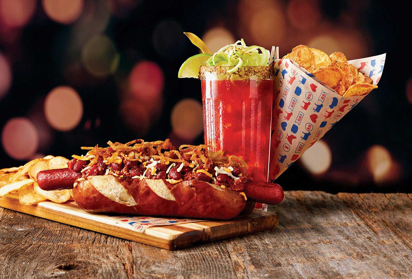 Get a Game Day Dog and Sidecar Caesar