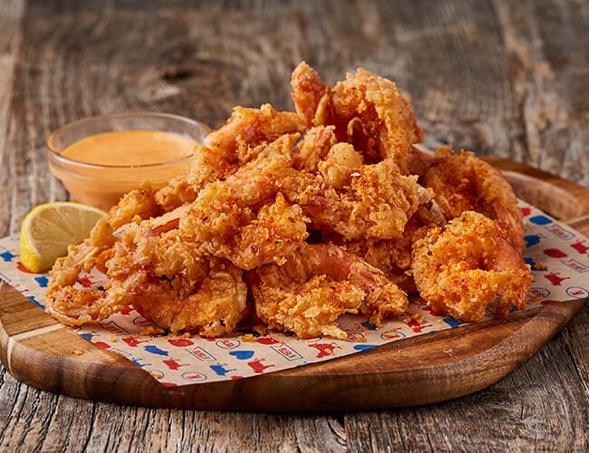 southern cajun fried shrimp 